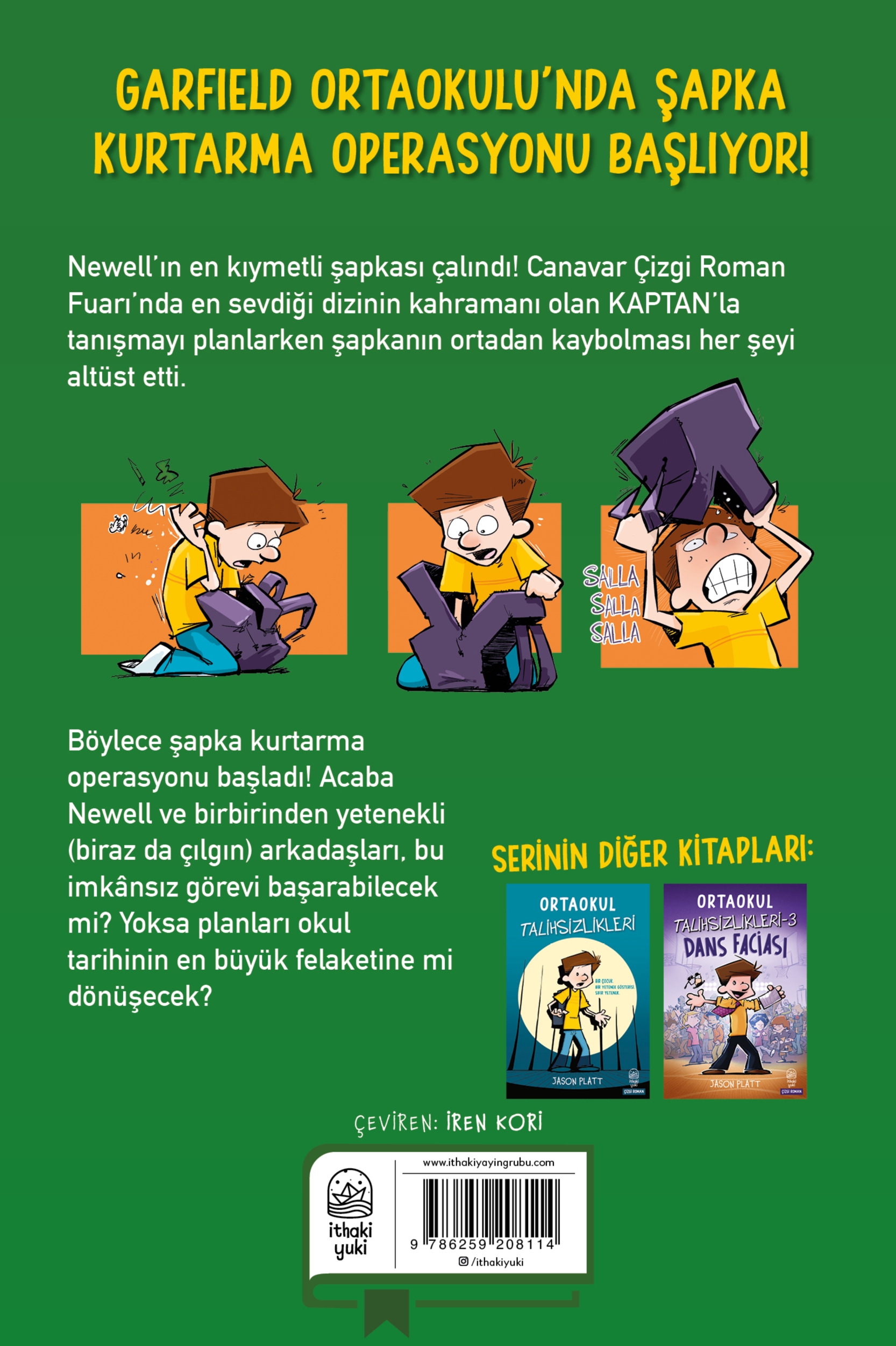 Resim Ortaokul Talihsizlikleri 2-Şapka Kurtarma Operasyonu