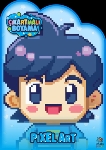 Resim Pixel Art Zamanı - Çıkartmalı Boyama Kitabı