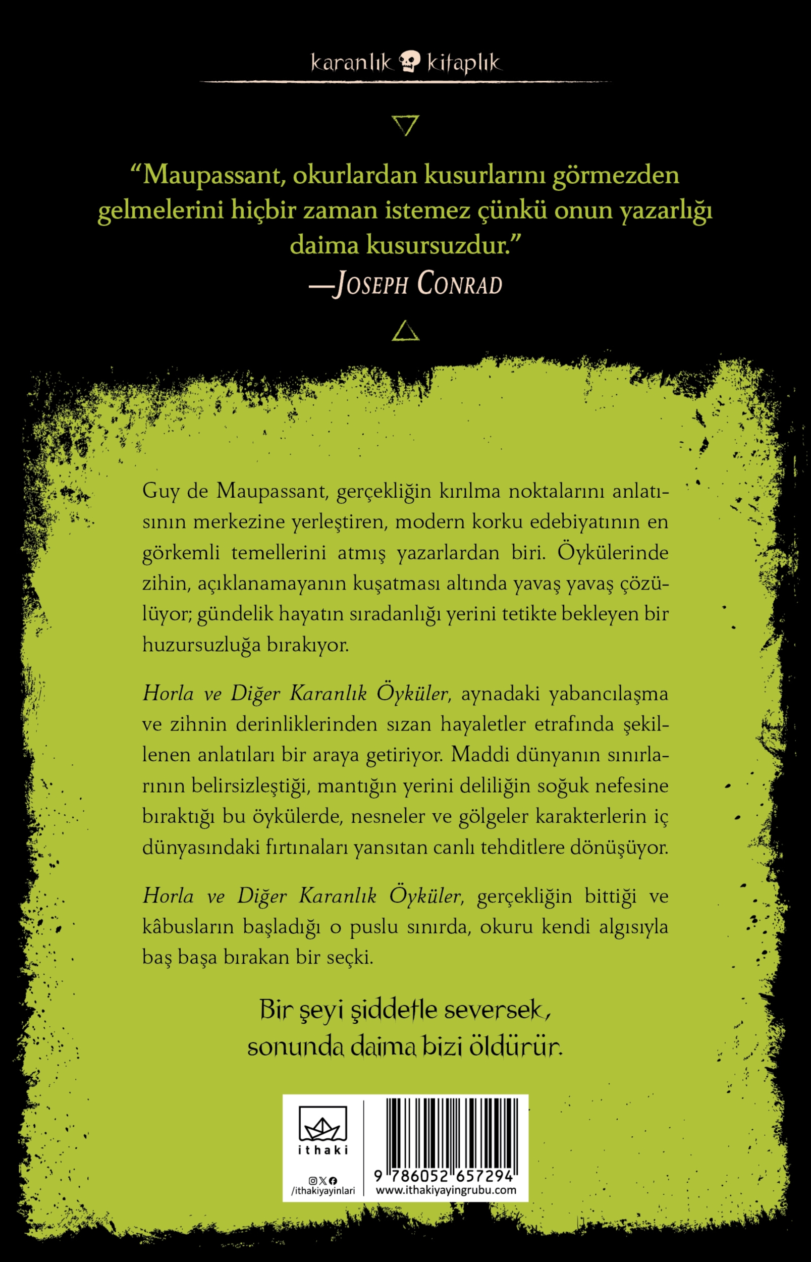Resim Horla Ve Diğer Karanlık Öyküler