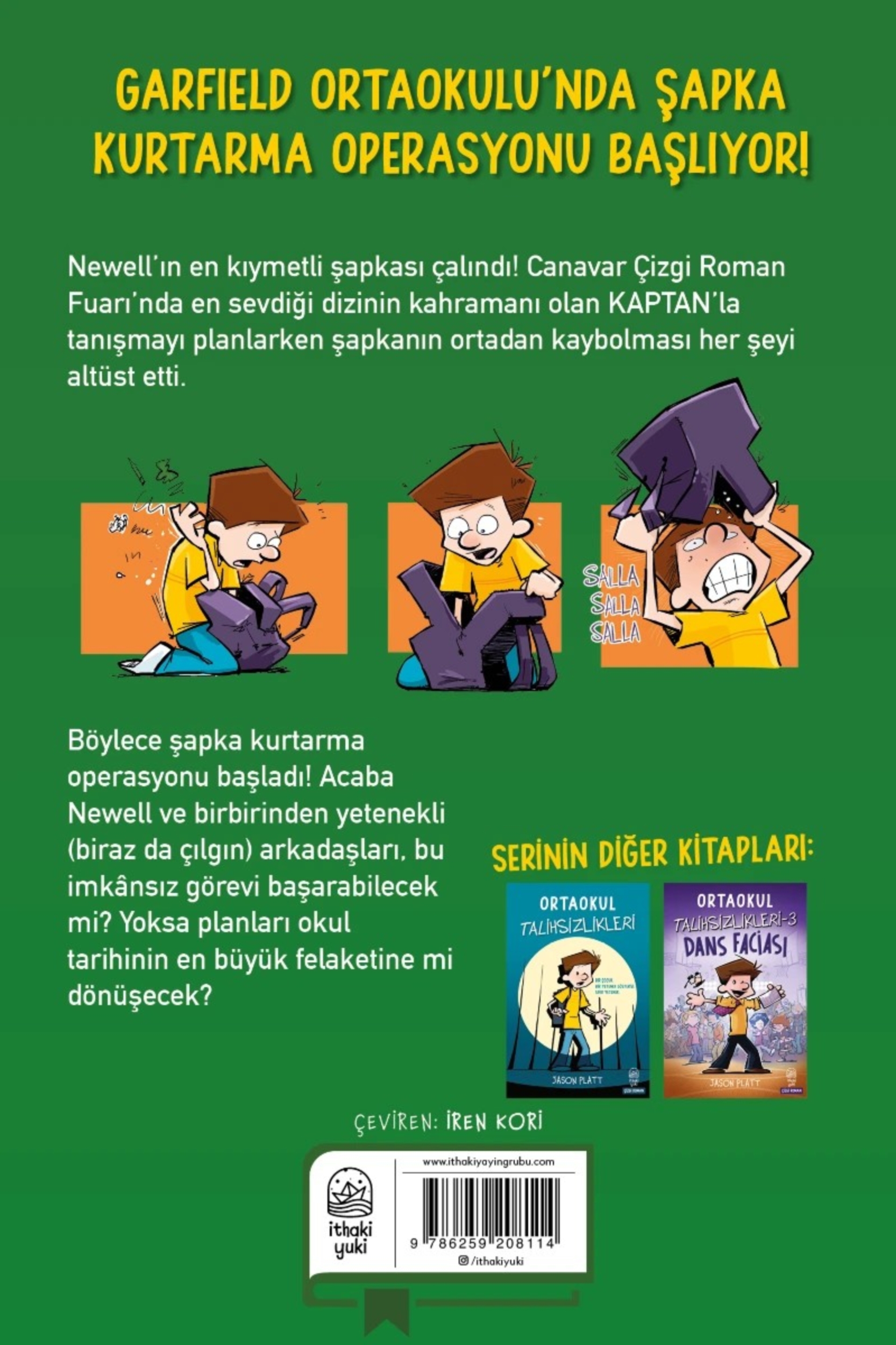 Resim Ortaokul Talihsizlikleri 2-Şapka Kurtarma Operasyonu