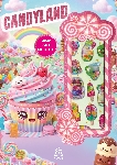 Resim Candyland - Puffy Parlak Çıkartmalı Boyama Kitabı