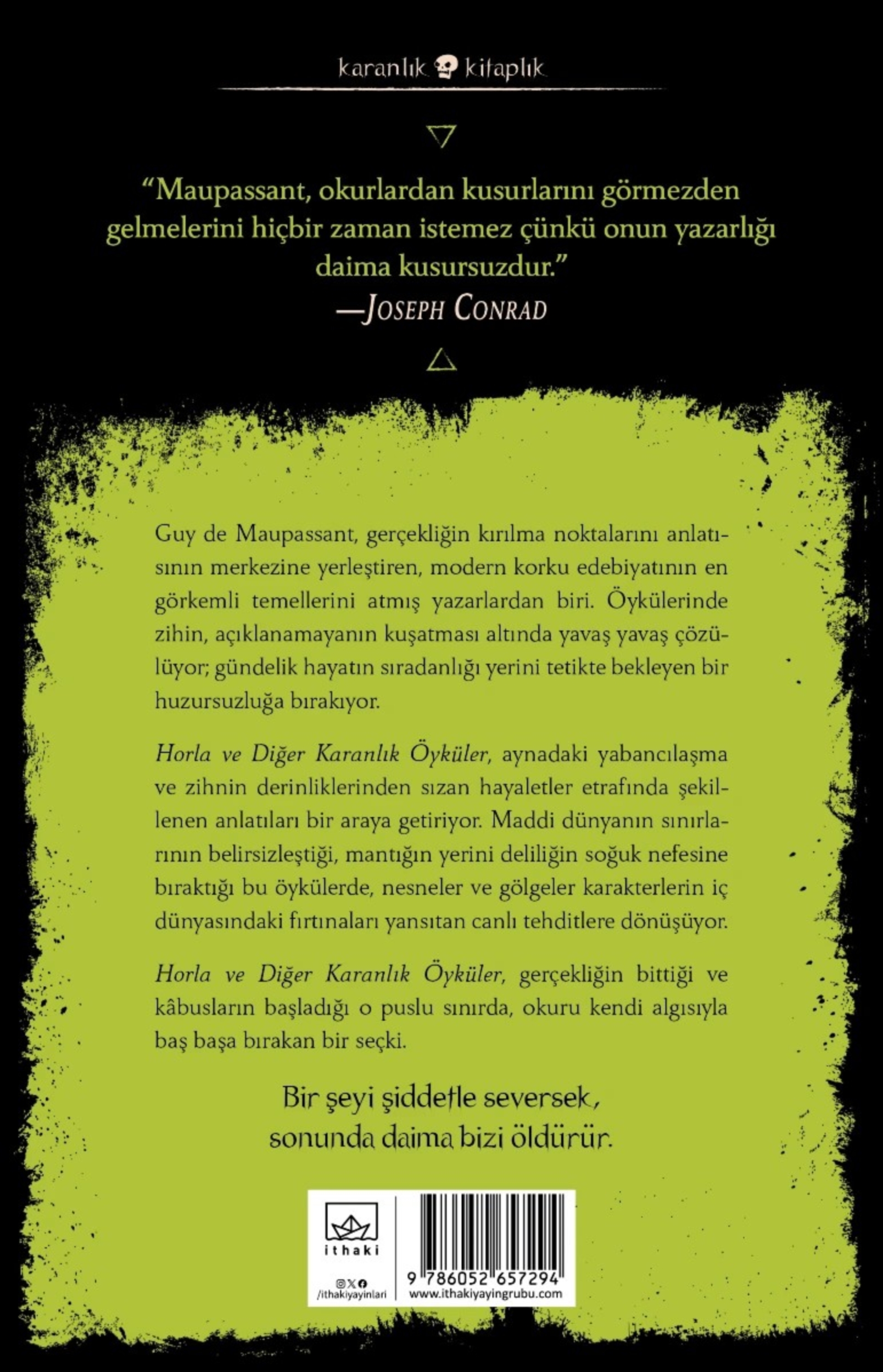 Resim Horla Ve Diğer Karanlık Öyküler