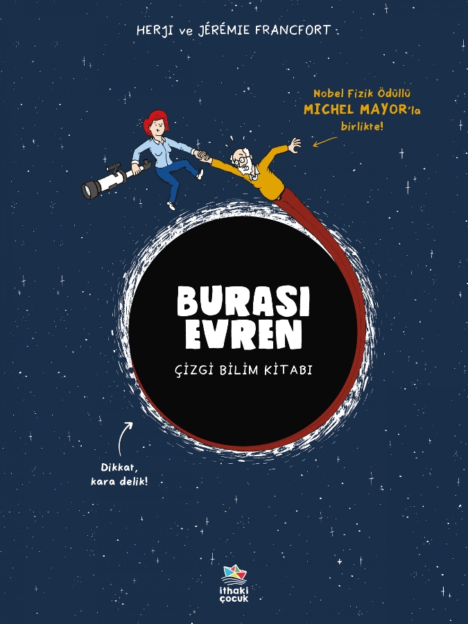 Resim Burası Evren - Çizgi Bilim Kitabı
